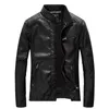 Ecopelle da uomo in pelle primaverile PU Giacca da uomo Cappotto casual solido Slim Fit Capispalla moto trapstar y2k hoodi 221201