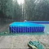 Spashg Çok renkli alev geciktirici kaplama vinil kumaş PVC açık yüzme havuzu için su geçirmez kumaş