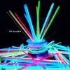 زينة عيد الميلاد 460 PCS Glow Sticks 8inch Colorful Luminous Bars Bracelets Neon Neon Steflaces for Birthday Wedding Concert Freshive Party Supplies 221201