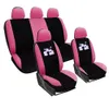 Rainbow Full Seat 1/2/5 autoverdekens voor vrouwen vlinder borduurwerk universeel fit de meeste S -styling