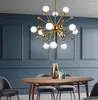 Pendellampor vintage magi hängande lätt stilig sfär boll industriell loft järn droplight led