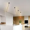 Lampes murales Simple LED Strip Lustre Nordic Allée Couloir Lampe Moderne Creative Porche Vestiaire Éclairage