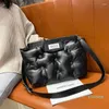 Akşam çantaları moda kadın omuz crossbody çanta pu tote kadınlar büyük kapasiteli çantalar lüks bulut uzay pamuk üst ser