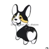 Pins Broches Corgi fesses émail broches Sweety mignon chiens Badge broche sac vêtements épinglette dessin animé Animal bijoux cadeau pour les Fans Kids1461367