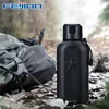 Bouteilles d'eau FEIJIAN 450 ml Thermos de voyage isolation sous vide en acier inoxydable sport double paroi flacon 221130