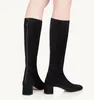 Winter Damen Matignon Boot Wildleder Stiefeletten London Head Design Italien Trendy Abendkleid High Heels Booties Box EU 35-43