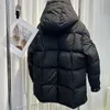 Zimowa męska kurtka zagęszona ciepła płaszcz Wysokiej jakości odzież chlebowa moda moda swobodny sport z kapturem duży rozmiar luźna bawełniana kurtka