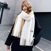 Korean Scarves for Women In Autumn and Winter Warm Knitting Versatile Ins for Girls Cute