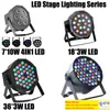 LED PAR LIGHT RGBW Disco Wash Light Sprzęt 8 Kanałów LED Uplights Stage Effect Light Light 336K