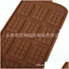 Cake gereedschap chocolade schimmel sile molds cake gereedschap diy wafel candy bar keuken bakaccessoires maken dessert 2bh f1 drop levering dhqom