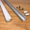 Günstiges Einbau Aluminiumprofil für LED -Streifen mit Länge 200 cm und PC Frosted Clear Deckung