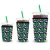 Andere drinkware drinkware ijsje koffie mouwen 3 pack herbruikbare ijskoffie assators cups mouw voor koude dranken dranken neopreen cup dhqqj