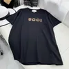 Women's T-Shirt designer 2023 Early Spring New European Goods Correct Version Round Neck Sequins Letter Short Sleeve Loose Casual 3KQZ