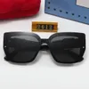 Zonnebril Oversized Zwart Vierkant 2022 Fashion Shades Womens Brand Designer Big Frame G Zonnebril Mannen UV400 Oculos