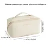 Large Leather Travel Cosmetic Bag Women Cosmetic Organizer High-capacity Makeup Bags Storage Pouch For Female zxf72