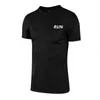 Мужские футболки высококачественные полиэфирные мужчины, бегущая футболка, быстрое сухое сухое рубашка тренировки одежда спортивная рубашка, легкие T221202