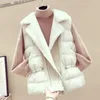 Women's Vests Fashion Down Cotton Warm Vest Jacket Women Hooded Sleeveless Padded Outer Wear Autumn Winter Casual Waistcoat Y2