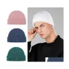 Beanie/Skull Caps Autumn Winter Womens Mens Knitted Hat Warm Beanies Skl Caps Lady Men Hats Drop Delivery Fashion Accessories Scarves Dhxpv