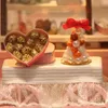 Łamigłówki miniaturowe Dollhouse DIY House House Creative Room z meblami do romantycznego walentynkowego prezentu Fantastyczne pomysły Cocoa 221201