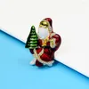 Broszki Cindy Xiang Enamel Christmas Santa Claus broszka broszka festiwal festiwalowy
