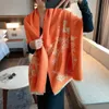 scarf designer scarf winter shawl cashmere scarfs Thick Blanket Long Fashion Scarves Wraps Women Warm Shawls Imitation Pashmina Thickening luxury neckerchiefs