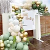 Juldekorationer ballong Garland Arch Kit Retro Green Wedding Birthday Balloons Decoration For Baby Shower Decor Ballon Baloon Accessories 221201