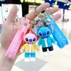 Anime Cartoon Hoodies PVC Animation Designer Keychains Doll Charm Key Ring Pendant Dolls Väskor Bil Ornament Birthday Present Hög kvalitet i lager