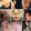1PC 10mm Titanium Hinged Segment Nose Ring Nipple Clicker Ear Cartilage Tragus Helix Lip Piercing Unisex Fashion Jewelry