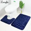 Tapis de bain en mousse à mémoire de forme pour chambre, tapis de sol de toilette antidérapant, tapis de pied de salle de douche absorbant 221130