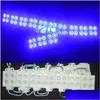 LED -moduler 4LEDS Injektion LED -l￤gen 5630 5730 H￶g ljushet Backlight Light 12V 2.5W vattent￤t antistatisk anti Fire ABS -skal C DHNTY