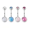 Nombril Bell Bouton Anneaux Rond Nombril Bell Bouton Anneau Ventre Piercing Barre En Acier Inoxydable Ombligo Party Stud Barbell Pour Femme Sexy Dhivp