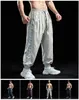 Men's Pants Loose Fitness Trendy Sports Leisure Running Basketable Trousers Muscle Thin Breathable Cloth Boy Cool Wear Sportwear 221201