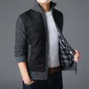 Pulls pour hommes Marque de mode Cardigan Épais Slim Fit Jumpers Tricots Zipper Chaud Hiver Style Coréen Casual Hommes Vêtements 221130