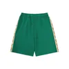 Calça masculina designer malha de basquete shorts Dois bolsos laterais de bainha de verão Homens básicos Croptop Fit Polyester Vintage Plain Cotton Technics Mid Ptjq