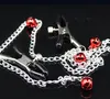 Bondage Lot Nipple Clamps Sex Toys Pour femme Sexy Adulte Nouveauté Mercy Enchaîné lait Clip cloches Femelle Sein clitoris restrictions 221130