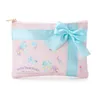 Cosmetic Bags Cute Bow-knot Girls Kids Woman Plush Make Up Cases Storage Bag For Children