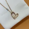 Para mujer para hombre diseñador amor colgante collar diseñador de lujo mujer joya pulsera mujer L letra con amor cadena de oro