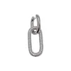 Bracelet Chain de haute qualité S925 Collier en argent sterling anneau de boucle d'oreille Géométrique 3A Zircon Luxury Bijoux pour femmes cadeaux de Noël