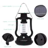 Ferramentas manuais LXADA 120 LUMENS 16 LEDS LEDS Outdoor portátil resistente à água resistente à manivela recarregável Camping Lantern Solar Lamp 221130