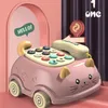 Игрушечные телефоны Baby Montessori Электрические телефонные игрушки для детей Симпатичный кот.