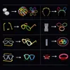 زينة عيد الميلاد 460 PCS Glow Sticks 8inch Colorful Luminous Bars Bracelets Neon Neon Steflaces for Birthday Wedding Concert Freshive Party Supplies 221201