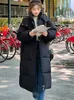 Parkas pour femmes coréen chaud hiver épaissir manteaux femmes conception de luxe vestes casual mode blanc et noir Parka dames 221201