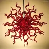 Chandeliers Wholesale Wedding Design Hand Blown Glass Christmas Gift Wrought Iron North Europe LED Creative DNA