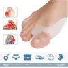 Pexmen 2PcsPair Gel Toe Separator Bunion Bone Ectropion Adjuster Toes Outer Appliance Care Tools Hallux Valgus Corrector 221201