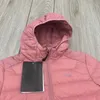 Arc Tasarımcı Down Ceket Erkek Kadınlar Hafif Renkli Parka Palta Arc Casual Hardigan Kapşonlu Katlar Moda Fermuarı Sıcaklık Hoodie