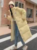 Женские девчонки Parkas Long Women Winter Jackets Причинные хромочные пальто Женщина теплая толстая куртка Женская белая белая мягкая Parka 221201