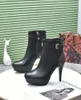 2022 Luxury Afterglow Platform Ankle Boot Womens Leather Chunky Platform Ankles Boots Lady High Heel Booties With Box