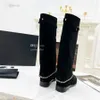High Quality Knee Boots Designer CCity Leather High Boot Fashion Women Winter Booties Channel Sexy Warm Shoes gsdfd