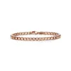 Link Cadeia Rúda de alta qualidade Venetian Link Bracelet em metal aço inoxidável para homens Mulheres Classic Jewelry251O