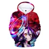 Herrtröjor Anime No Game Life 3D Män Kvinnor Harajuku vår/höst/vintertröja Pullover Lång ärm överdimensionerad